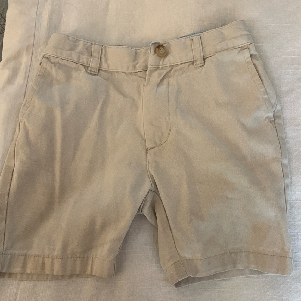 Little English Boys Khaki Short - size 6
